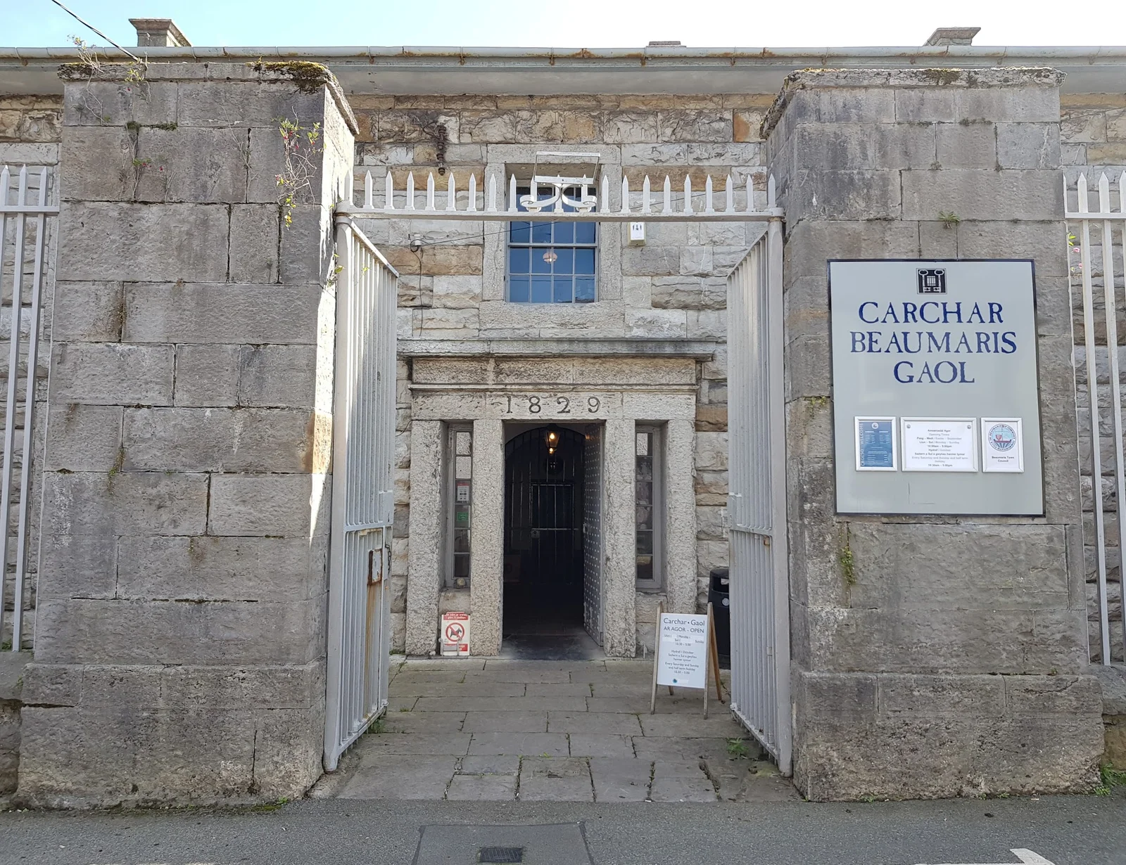 Cŵch coffee shop interior in Beaumaris with Welsh cakes and specialty coffee
