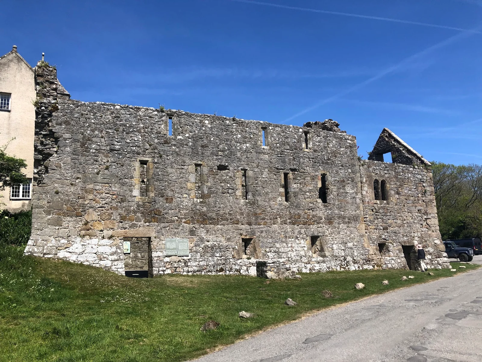 Penmon Priory medieval dovecote and 12th-century Norman church at Anglesey's eastern tip